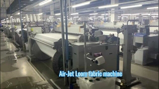 Equipado com 300 máquinas avançadas de tecelagem a jato de ar,