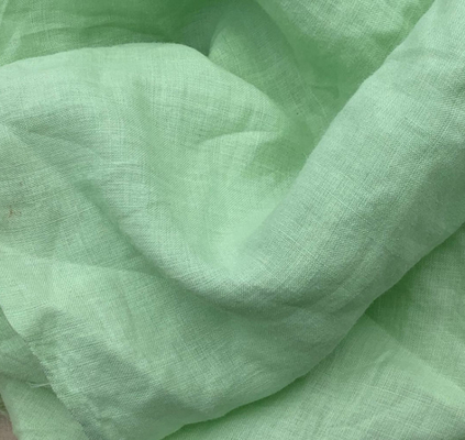 Algodão verde natural confortável Gauze Fabric For Clothing de 32S Gauze Fabric 120gsm