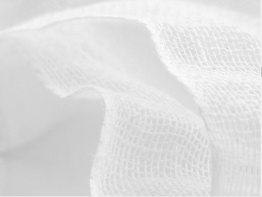 Dobro Gauze Fabric de Gauze Fabric Two Layers Quilted da dobra de 57 polegadas