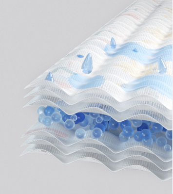 Seis camadas respiráveis do crepe Gauze Fabric Gauze Swaddle Fabric 40SX40S