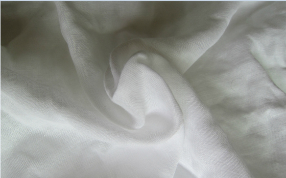 Algodão natural Gauze Fabrics For Baby 145gsm de 53 polegadas nenhum agente de Flurescent