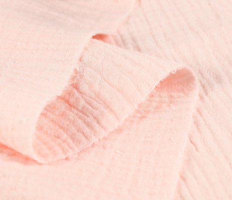 Nenhum agente fluorescente Bamboo Gauze Fabric For Baby Clothing uma largura de 53 polegadas