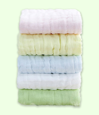 Três material da cobertura do bebê de Gauze Fabric 180GSM do algodão da fibra do dente-de-leão da camada