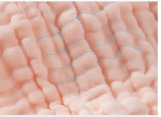 Algodão seguro Gauze Blankets 175X135 210GSM do bebê de Gauze Fabric By The Yard da dobra