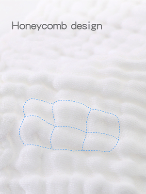 Relativamente frouxamente 100% Gauze Fabric Three Layers Breathable tecido modal