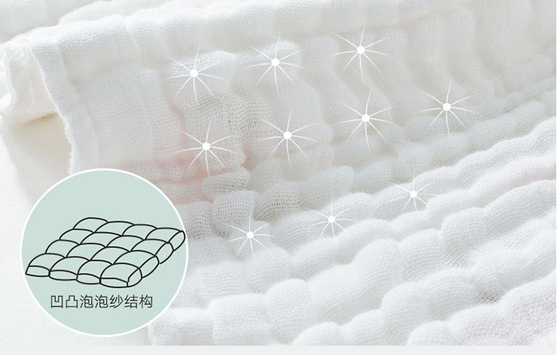 O algodão de bambu de 30% 70% envolve Gauze Fabric Baby Products Lightweight