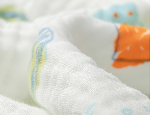 A fibra destorcida envolve Gauze Fabric For Newborn Wraps respirável