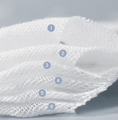 O algodão de bambu de 30% 70% envolve Gauze Fabric Baby Products Lightweight