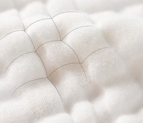 Algodão de bambu de 60% 40% toalha de Gauze Fabric Baby Swaddle Bath de 4 camadas