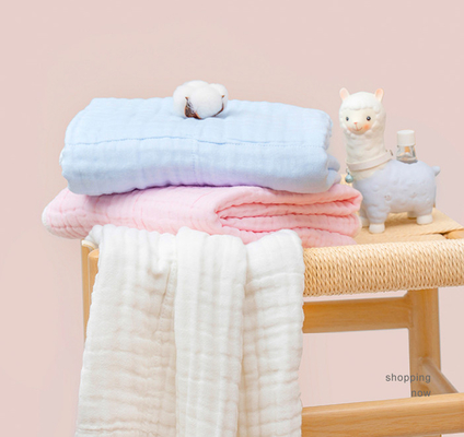 Seis camadas da cobertura de 144X116 250GSM Gauze Material Fabric Newborn Wrap