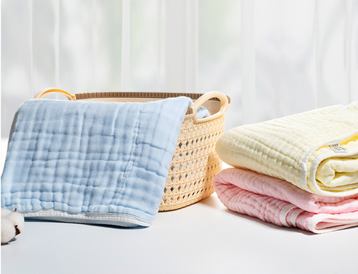 A fibra destorcida envolve Gauze Fabric For Newborn Wraps respirável