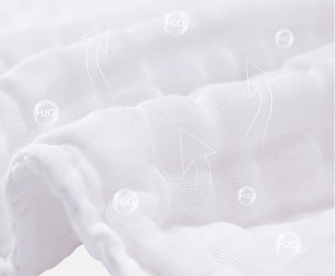 Seis camadas do crepe grosso de 40S envolvem Gauze Fabric 250GSM respirável