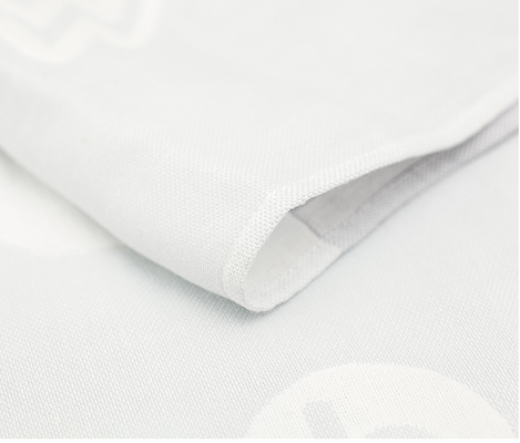 Teste padrão vívido colorido do tecido de algodão 130gsm do jacquard das duplas camada