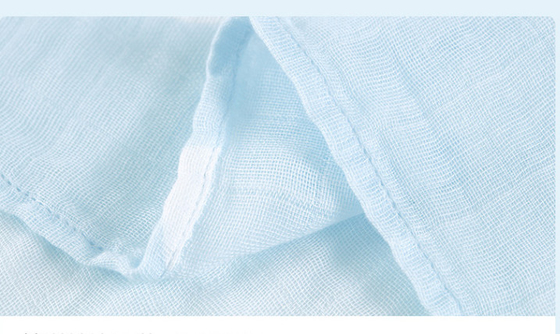 rapidez de cor forte modal azul tecida cofre forte de Gauze Towels 100% do bebê 30S