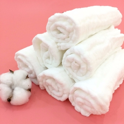 Algodão de bambu de 60% 40% toalha de Gauze Fabric Baby Swaddle Bath de 4 camadas