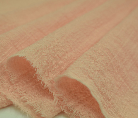 Tela ambiental Gauze Fabric alaranjado da cobertura de musselina 110GSM