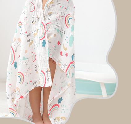 As crianças 40S modeladas envolvem Gauze Fabric Non Irritating Biodegradable