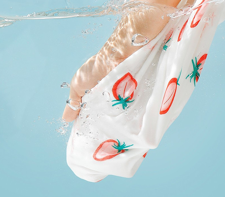 A fibra da proteína da crisálida do bicho-da-seda envolve Gauze Fabric um anti UV de 58 polegadas