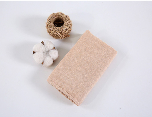 Anti tela tecida 175X135 estática de Gauze Fabric Brown Tan Gauze do algodão
