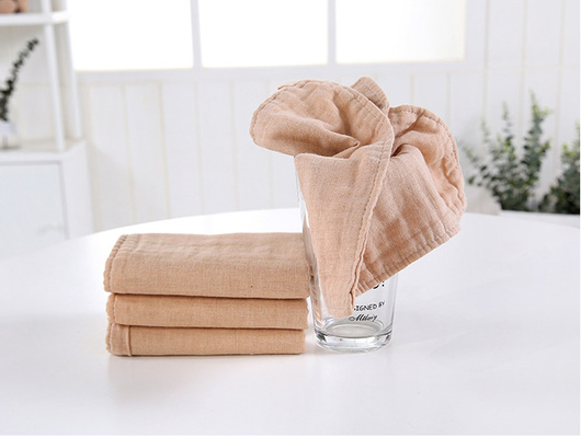 Anti tela tecida 175X135 estática de Gauze Fabric Brown Tan Gauze do algodão