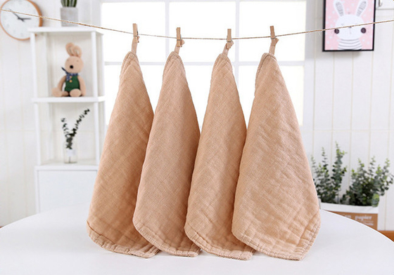 Anti tela tecida 175X135 estática de Gauze Fabric Brown Tan Gauze do algodão