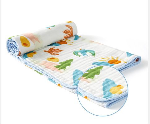 A boa permeabilidade macia 53&quot; do ar imprimiu o vestuário de Gauze Fabric Non Irritating For