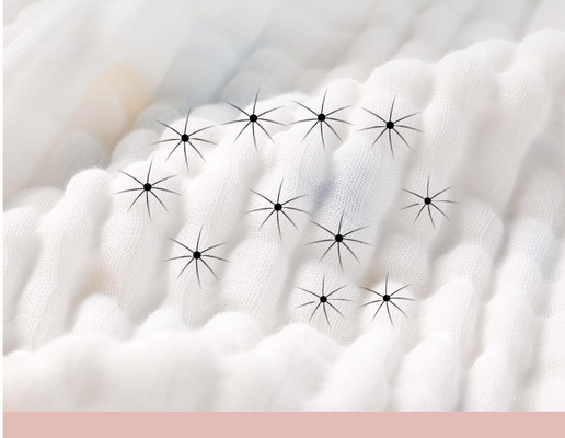 A bolha amigável segura Gauze Fabric do algodão de Eco algodão de 4 camadas envolve o pano