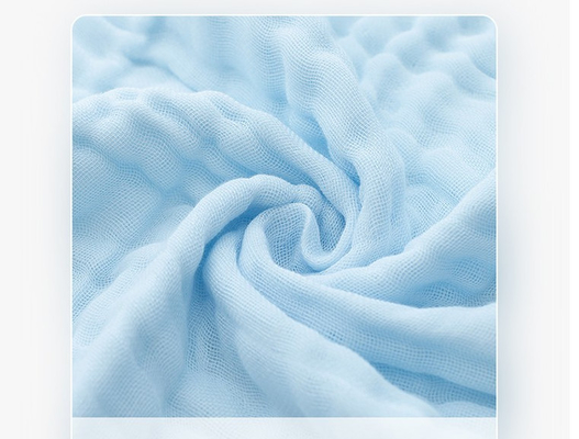 Polegada amarrotado de tingidura segura Gauze Fabric elástico de Gauze Fabric 53 da fibra