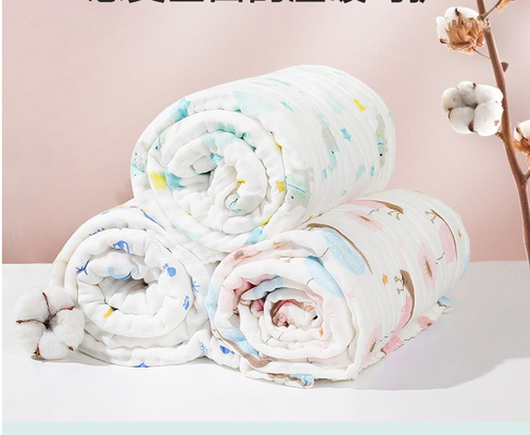Um costume de três camadas imprimiu Gauze Fabric