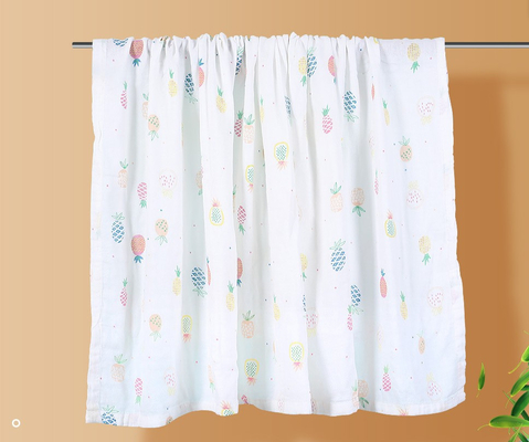 Tela respirável anti-bacteriana de Gauze Fabric Lovely Patterned Gauze triplicar-se 40S