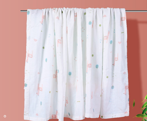 Secagem impressa natural altamente absorvente de Gauze Fabric Three Layers Quick