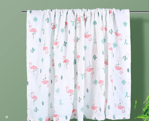57 polegadas 58 avançam a toalha branca do fundamento de Gauze Cotton Fabric Children Clothing