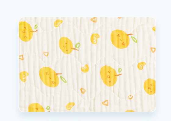 Pentear o costume do algodão imprimiu Gauze Fabric as crianças de 170gsm que envolvem a toalha de banho