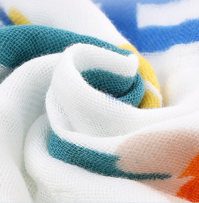 Descasque o bebê amigável Gauze Fabric do Softness da rapidez panos recém-nascidos do arroto de 53 polegadas