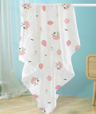 Dinossauro bonito que imprime absorção de água de Gauze Fabric 110gsm de musselina a boa