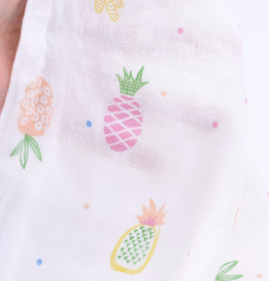 Dobro 100% da dobra do algodão 120GSM Gauze Fabric No Fluoscent Agent