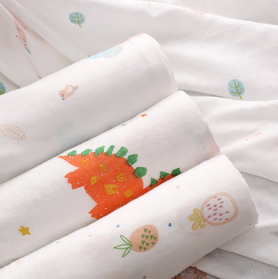 Dobro branco Multilayer Gauze Fabric