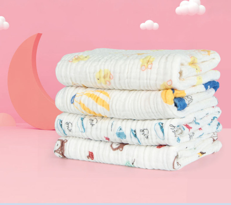 200gsm o bebê saudável Gauze Fabric 40S penteou o algodão Gauze Fabric natural