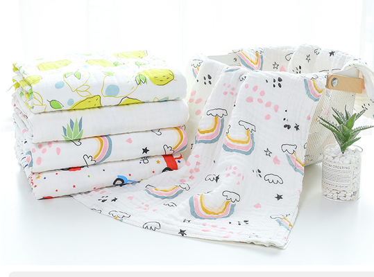 200gsm o bebê saudável Gauze Fabric 40S penteou o algodão Gauze Fabric natural