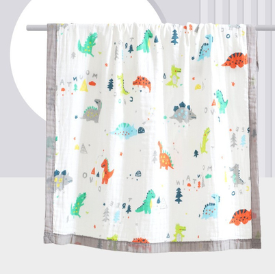 Adultos amarrotados Multilayer de Gauze Fabric Gauze Blankets For 53 polegadas
