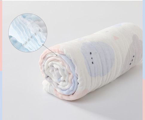 Tela infantil da absorção macia de 40S 250GSM Gauze Cloth Fabric Good Water