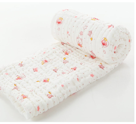 Eco Gauze Fabric Baby Gauze Blankets natural amigável 100m/rolo
