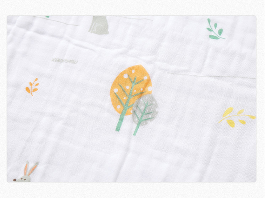 Reativo imprimindo 6 camadas Gauze Fabric 58 polegadas mantenha o bebê morno para envolver a tela