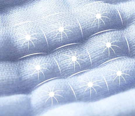 Rapidez que tinge Gauze Fabric Multilayer Gauze Material contínuo pela jarda