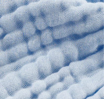 Rapidez que tinge Gauze Fabric Multilayer Gauze Material contínuo pela jarda