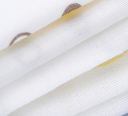Duas camadas do dobro Gauze Material Bamboo Swaddle Blanket de 40S 125GSM