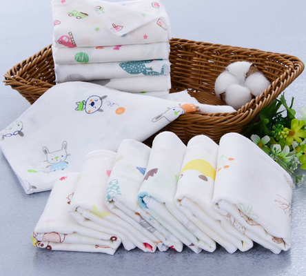 lenço dos infantes de Gauze Fabric Anti Uv 110GSM do algodão do dobro 60S