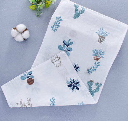 lenço dos infantes de Gauze Fabric Anti Uv 110GSM do algodão do dobro 60S