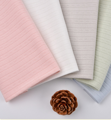 Jacquard natural da barra dobro da malha de Gauze Fabric 40S do algodão completo anti-bacteriano