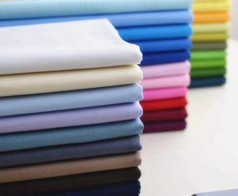 Senhora tecida 135-142GSM Skirt Fabric da camisa do homem das telas do vestido do algodão de 40SX40S 140X100